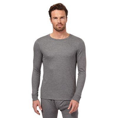 Maine New England Grey long sleeved thermal top